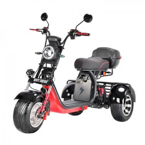 Электроскутер Citycoco WS-PRO+ trike 3000w 21ah (черный)